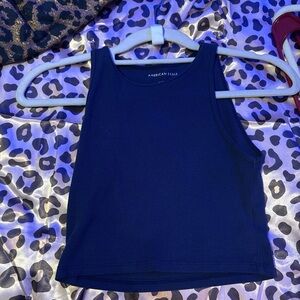 American Eagle Outfitters Navy Crop Top